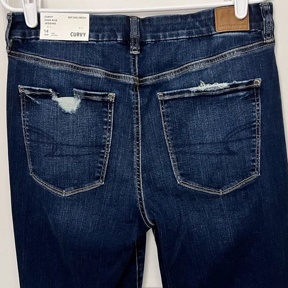 NWT Women’s AE Curvy High-Rise Jeggings - Picture 9 of 14